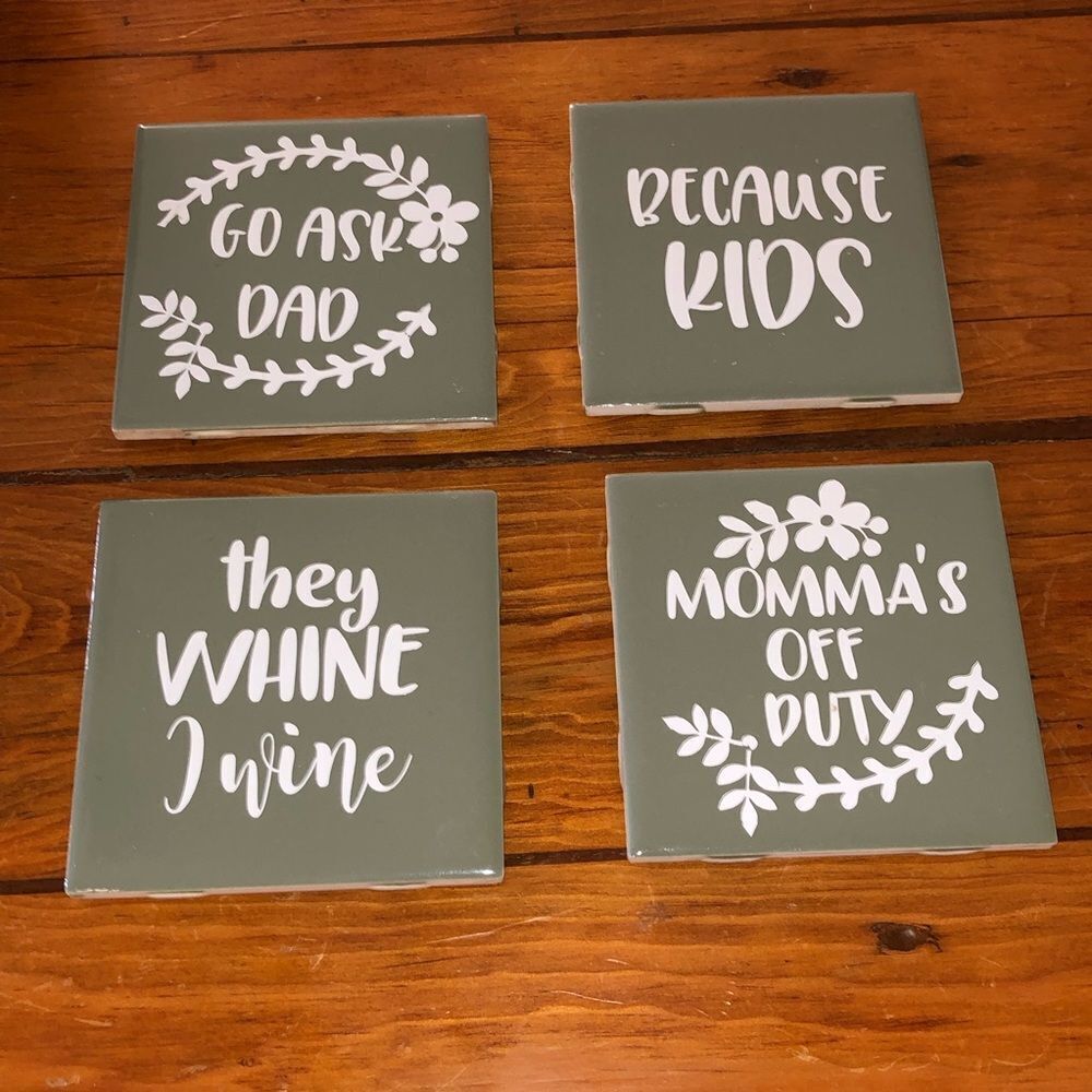 New Fun Ceramic Coasters